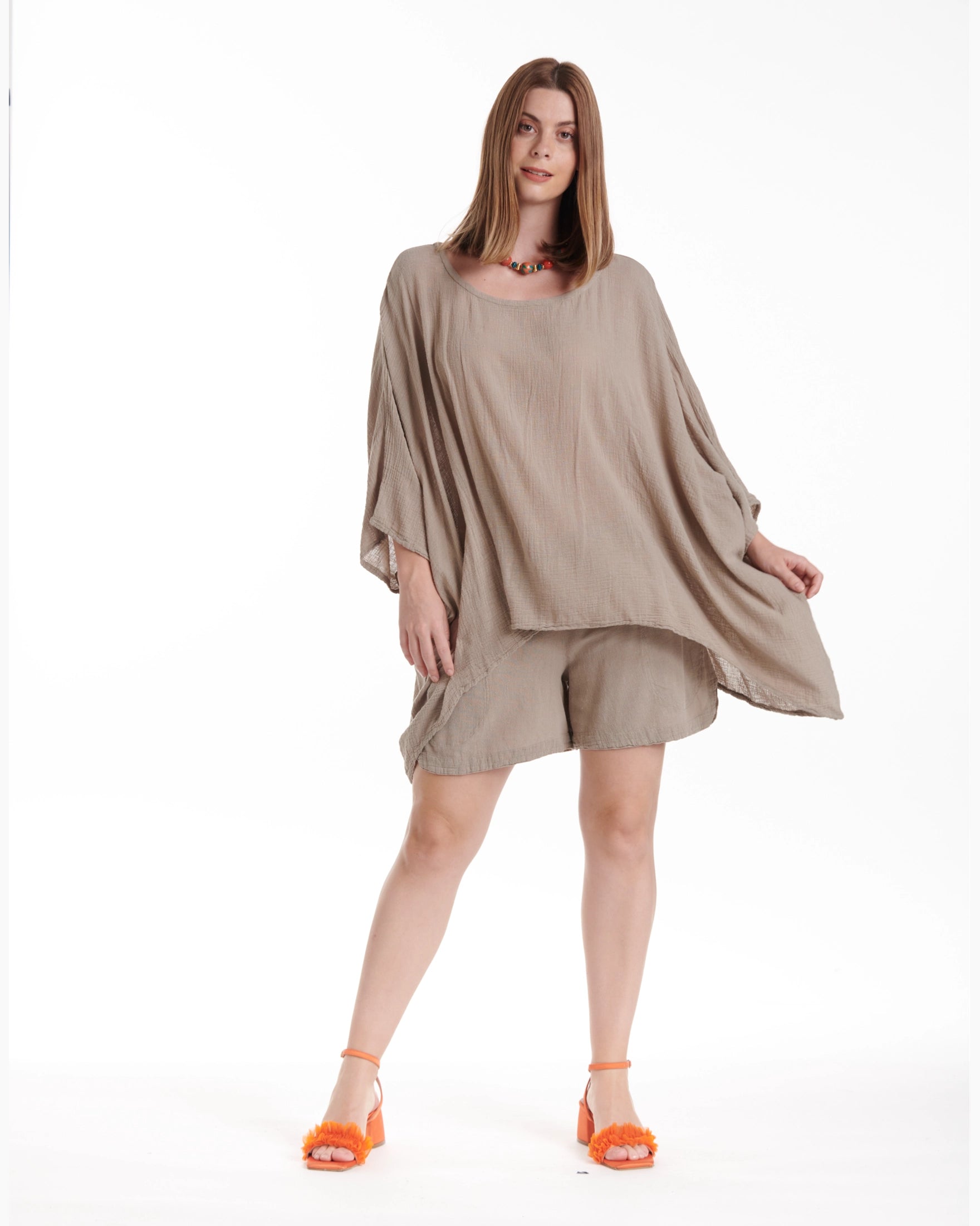 Name-It-Jane Cotton Gauze Blouse-Oh My Gauze
