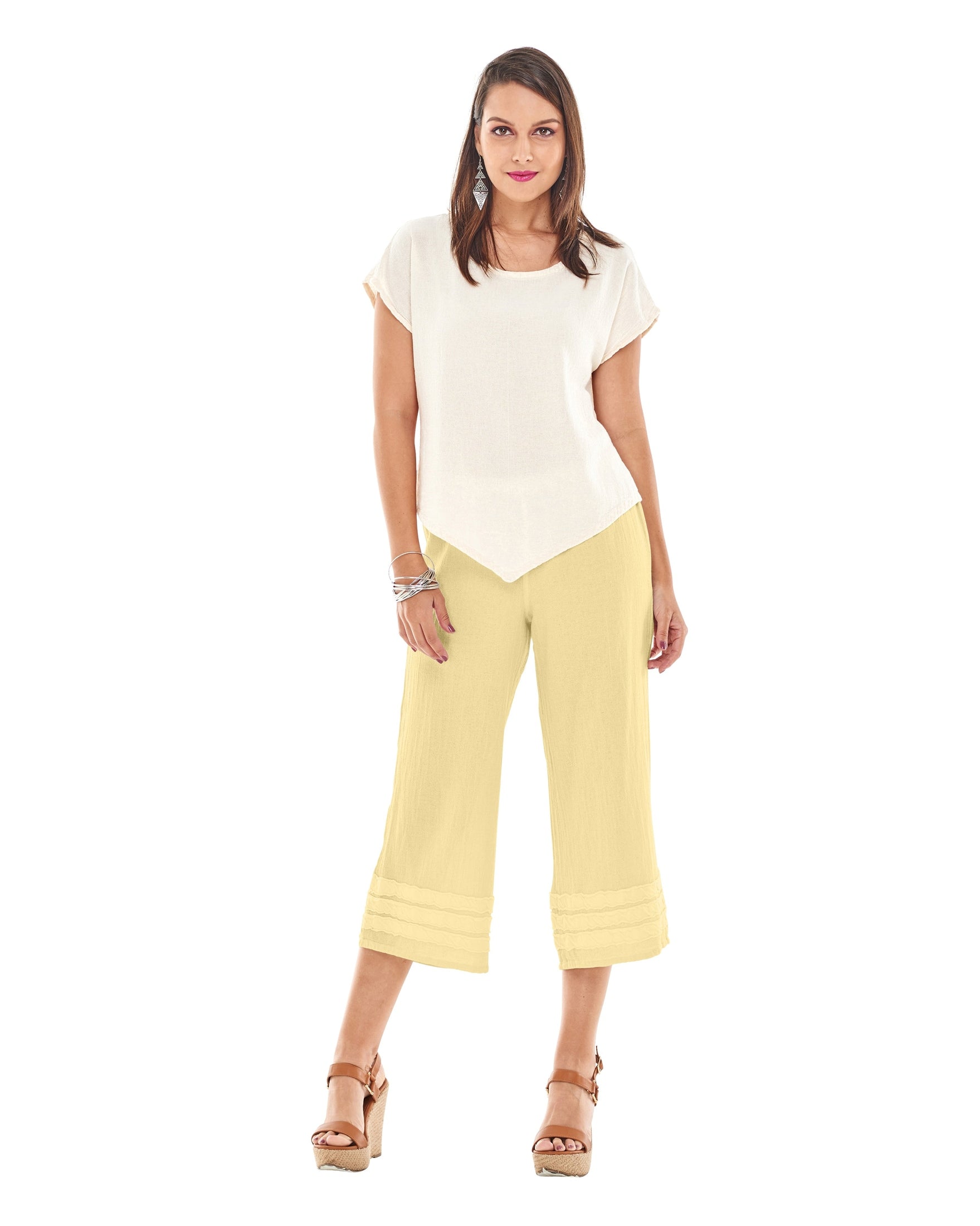 Nimo Cotton Gauze Pants - New-Oh My Gauze