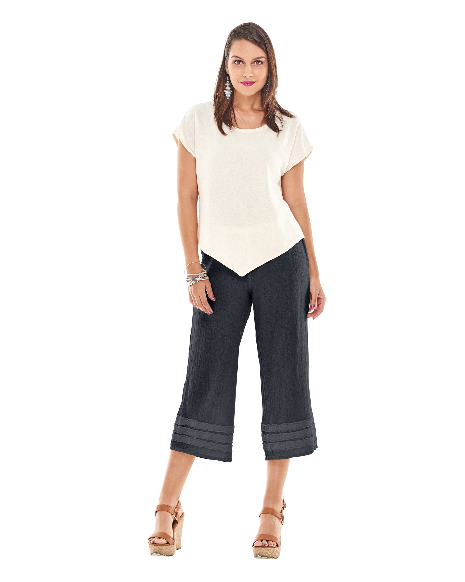 Nimo Cotton Gauze Pants - New-Oh My Gauze