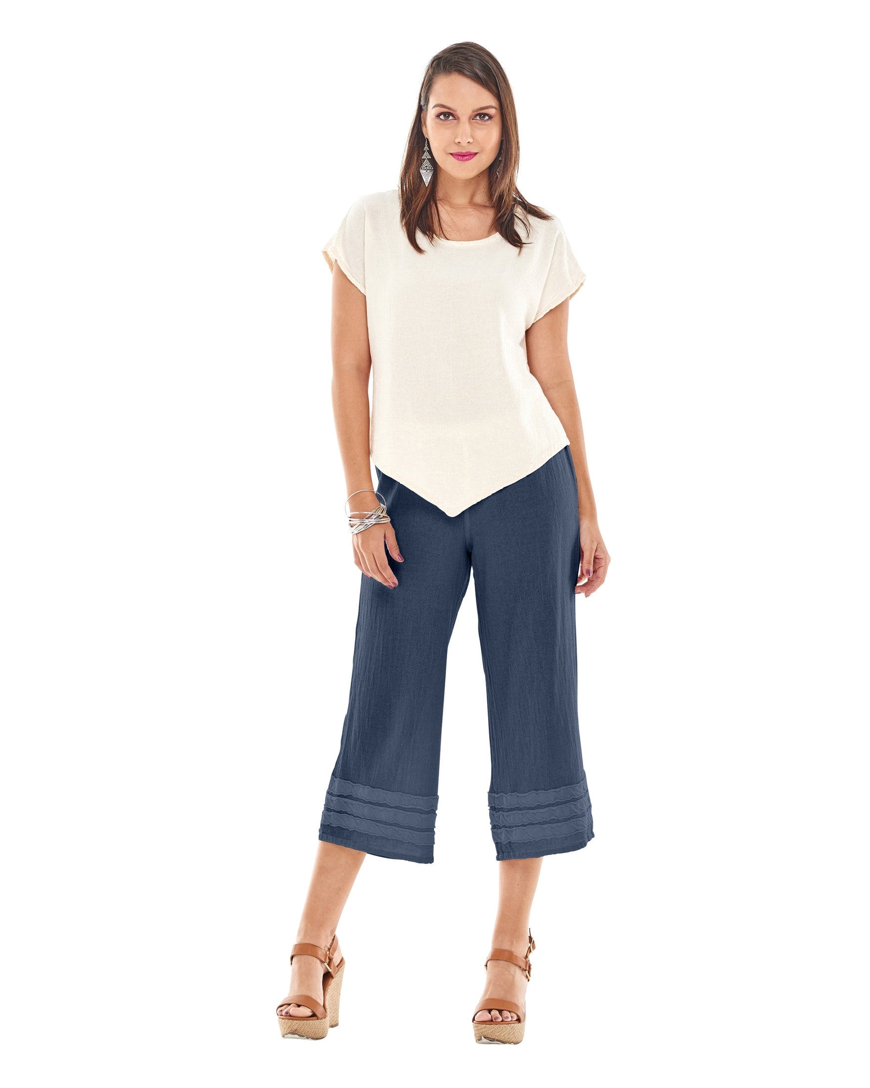 Nimo Cotton Gauze Pants - New-Oh My Gauze