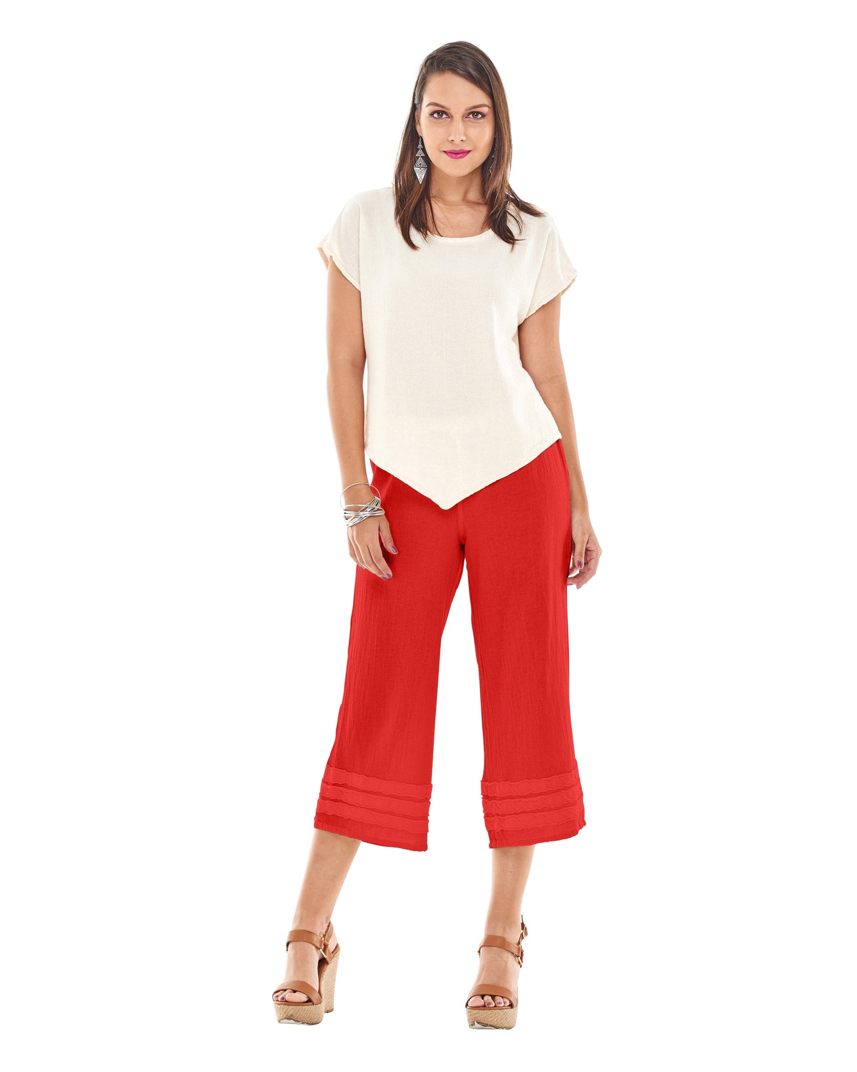 Nimo Cotton Gauze Pants - New-Oh My Gauze