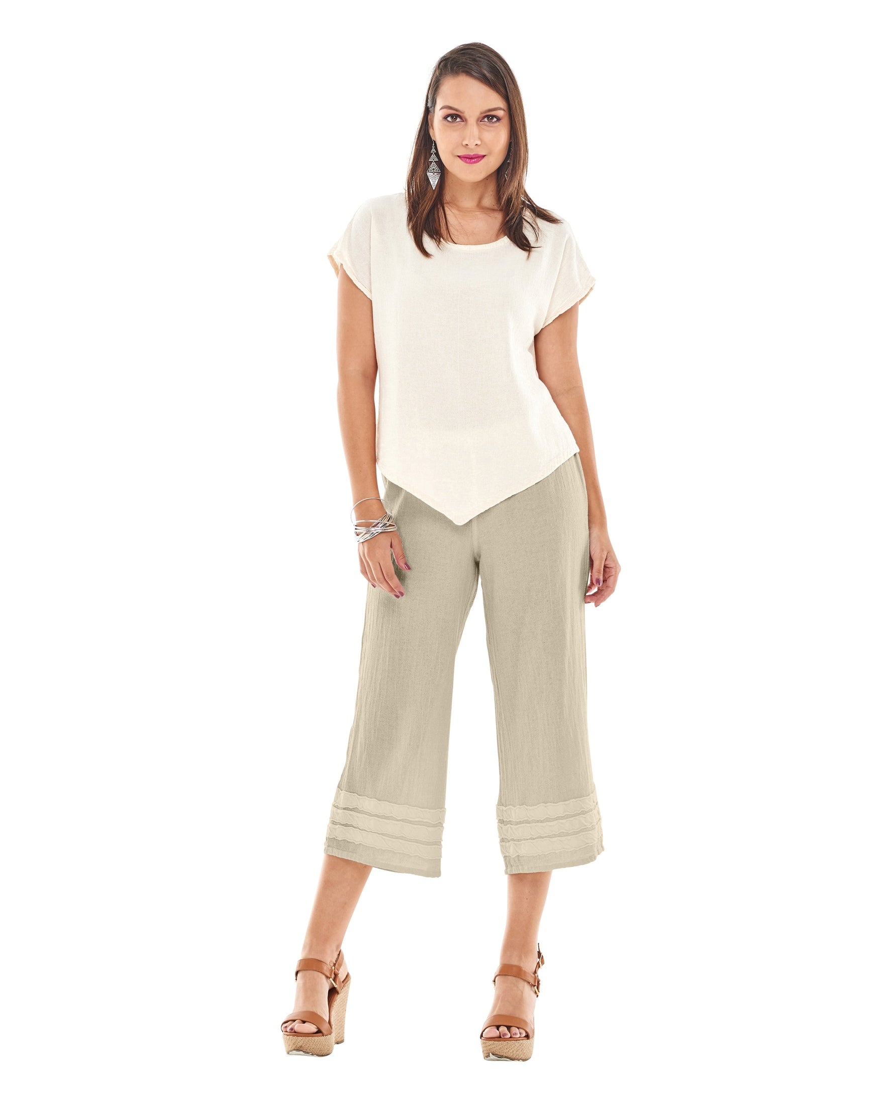 Nimo Cotton Gauze Pants - New-Oh My Gauze