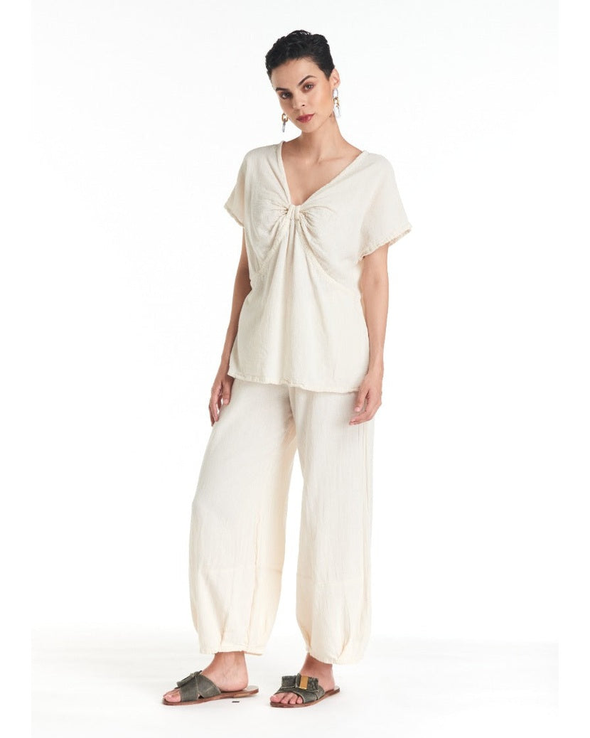 Bow Blouse - Final Sale-Oh My Gauze