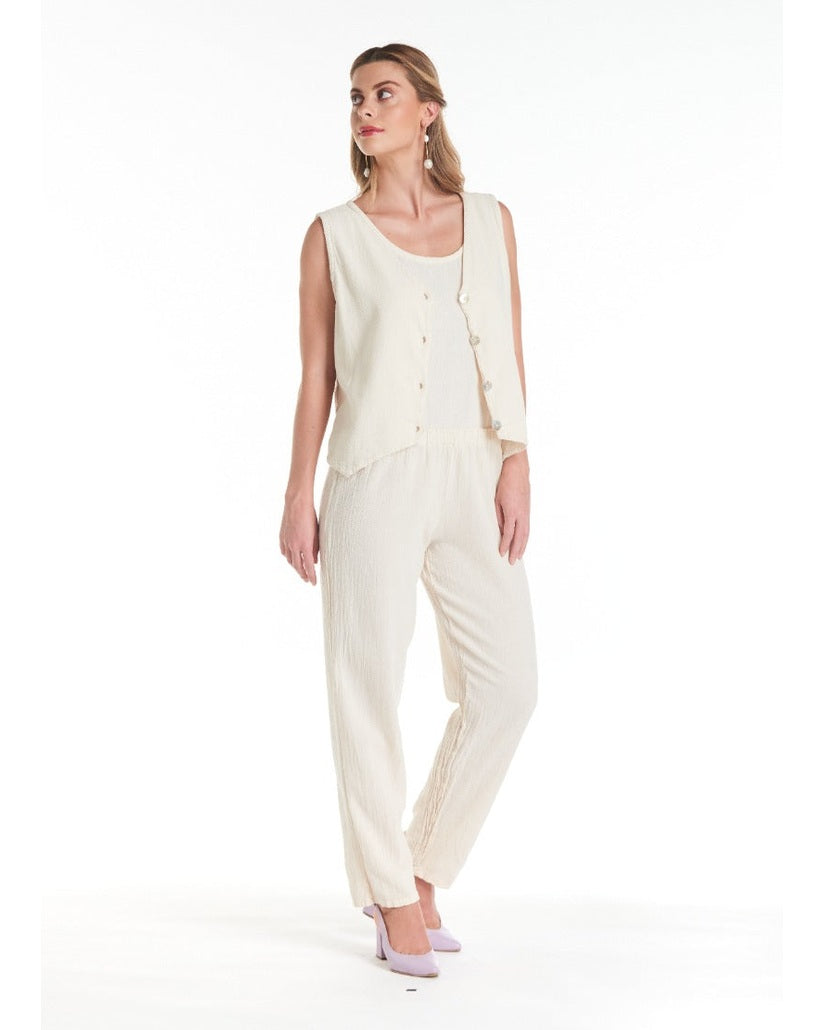 Larissa Vest - Final Sale-Oh My Gauze