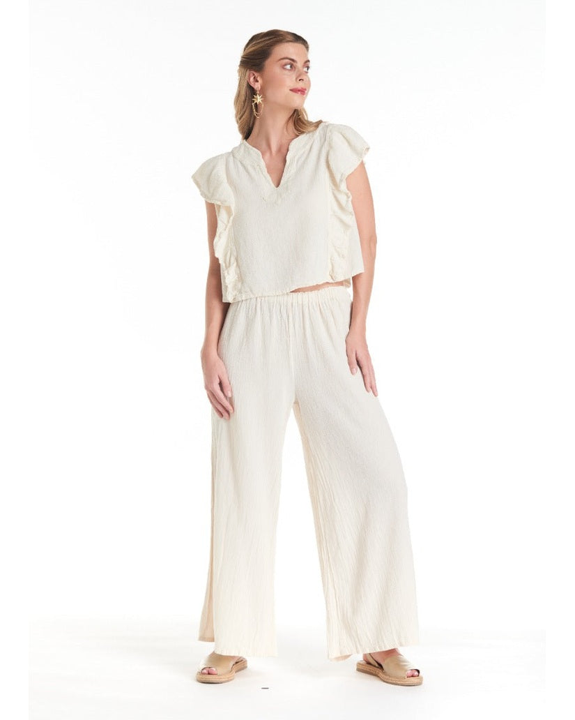 Emmeline Cotton Gauze Blouse – Final Sale-Oh My Gauze