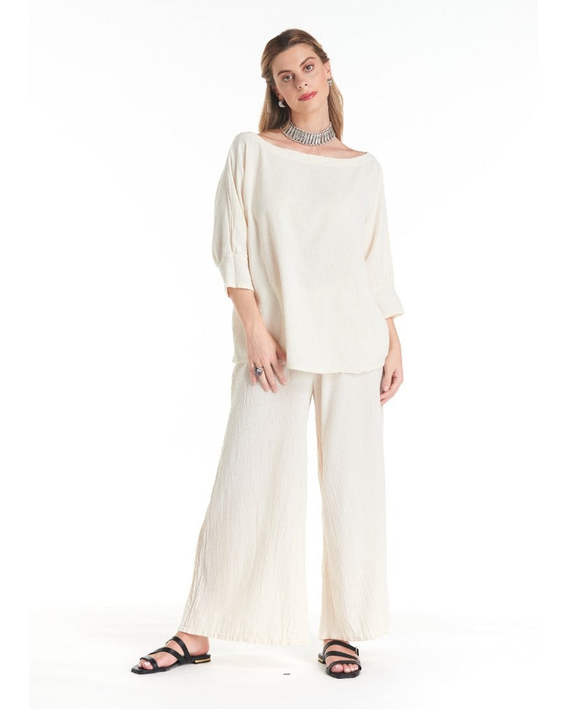 Marina Cotton Gauze Blouse – Final Sale-Oh My Gauze