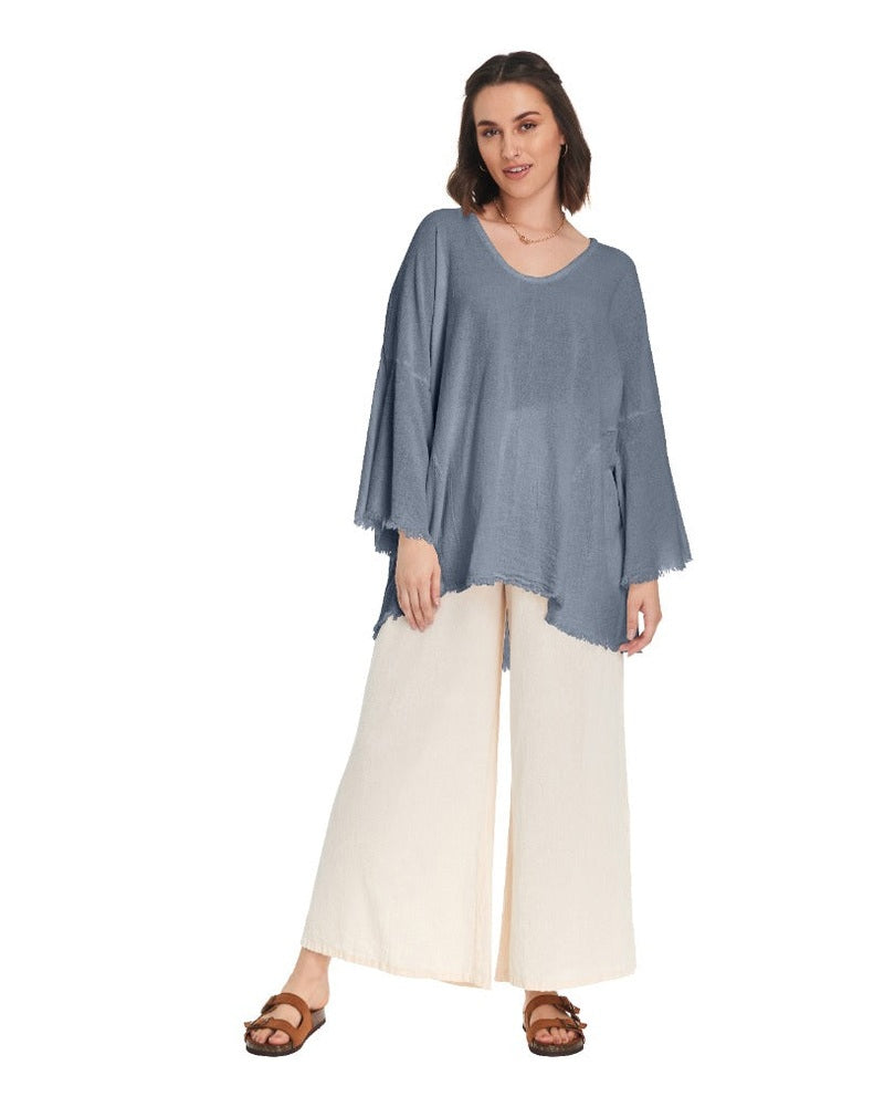 Monarch Cotton Gauze Blouse – Final Sale-Oh My Gauze