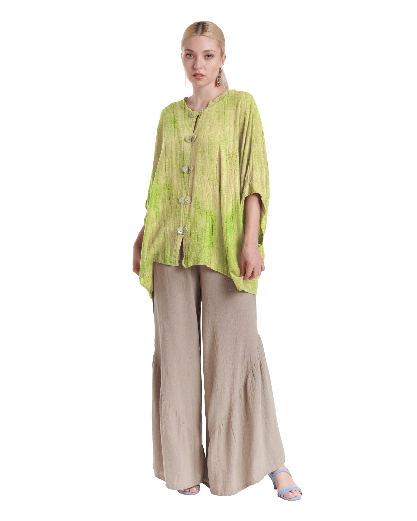 Orient Cotton Gauze Blouse-Oh My Gauze