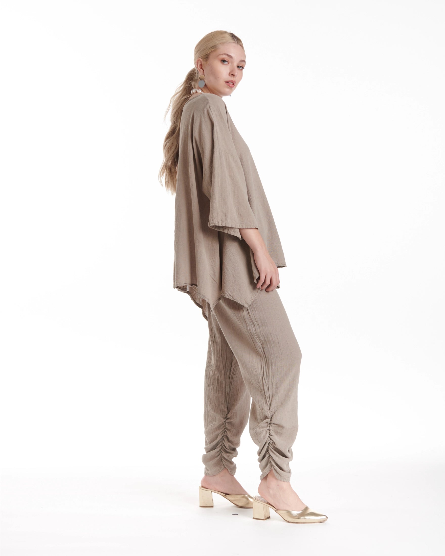 Pocket Cotton Gauze Blouse-Oh My Gauze