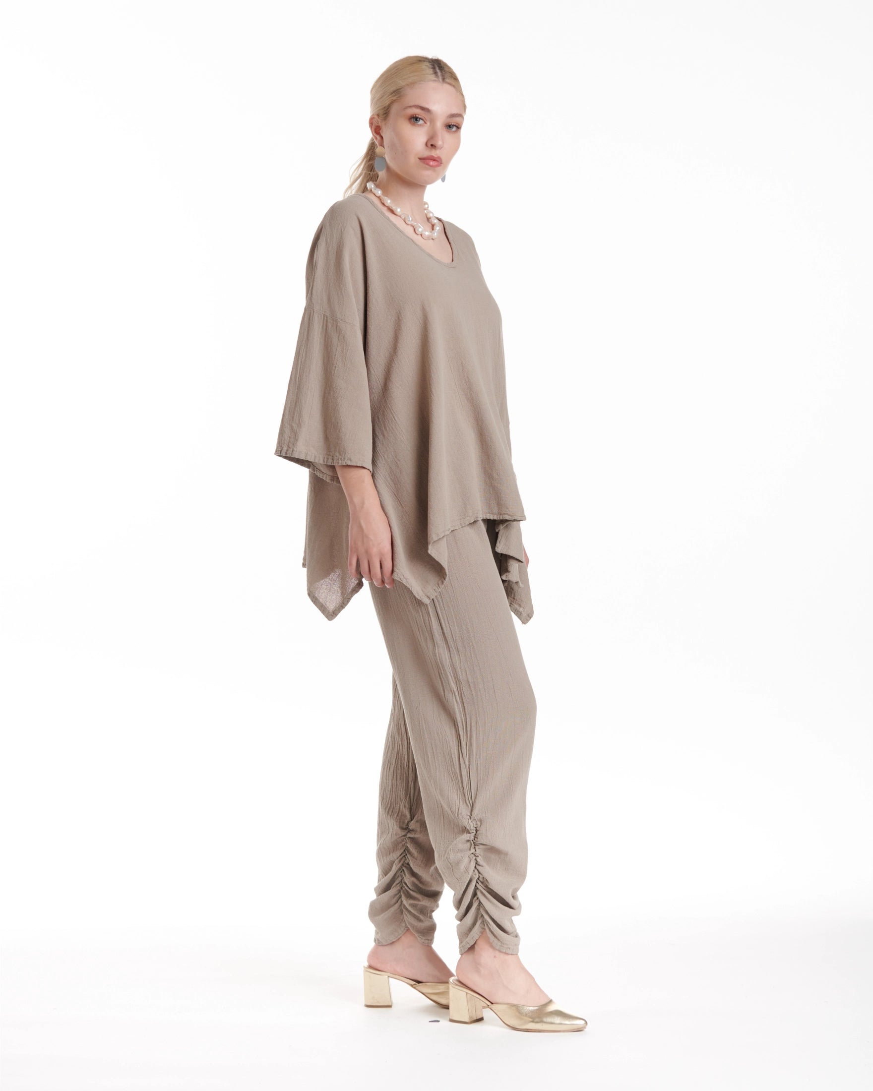 Pocket Cotton Gauze Blouse-Oh My Gauze