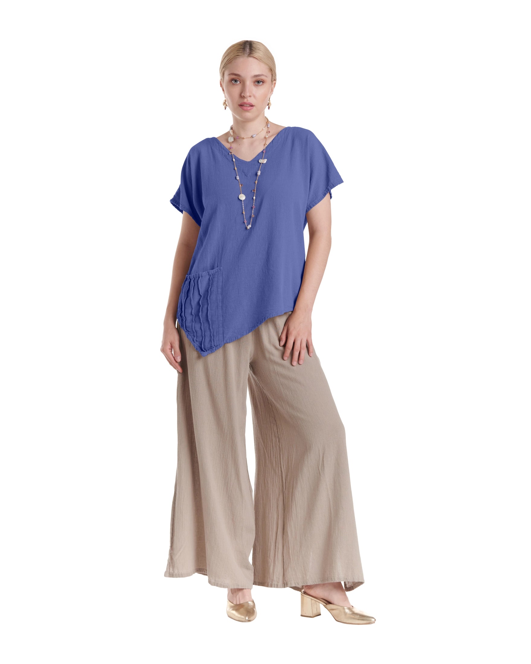 Polly Cotton Gauze Blouse-Oh My Gauze
