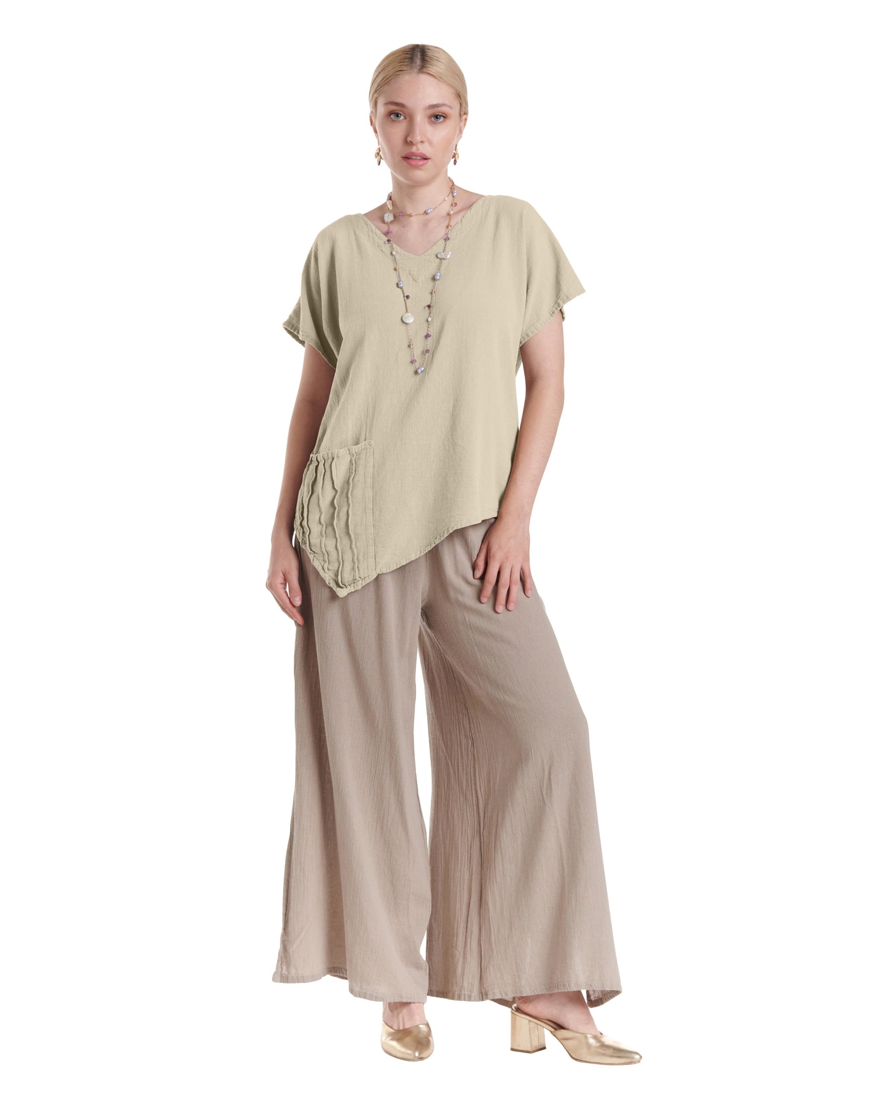 Polly Cotton Gauze Blouse-Oh My Gauze