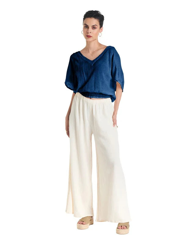 Romane Cotton Gauze Blouse-Oh My Gauze