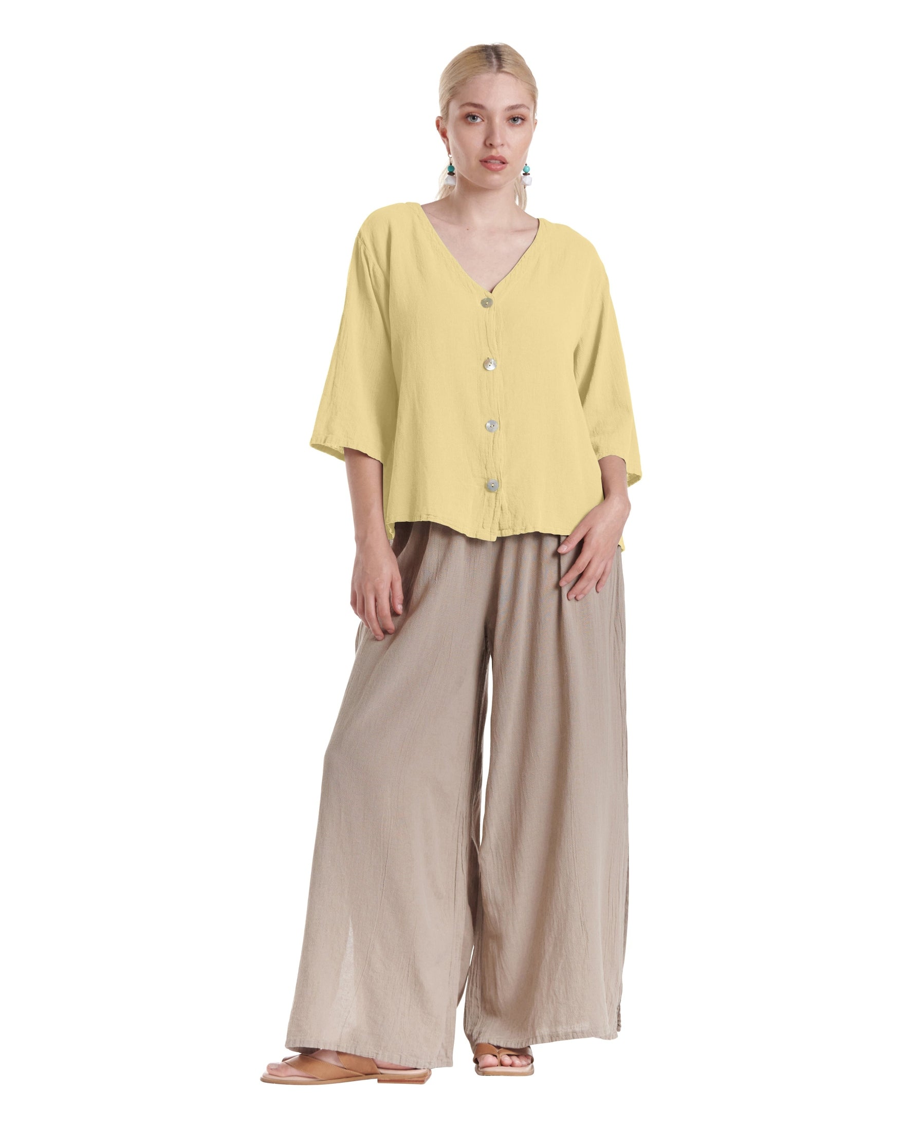 Ronie Cotton Gauze Blouse-Oh My Gauze