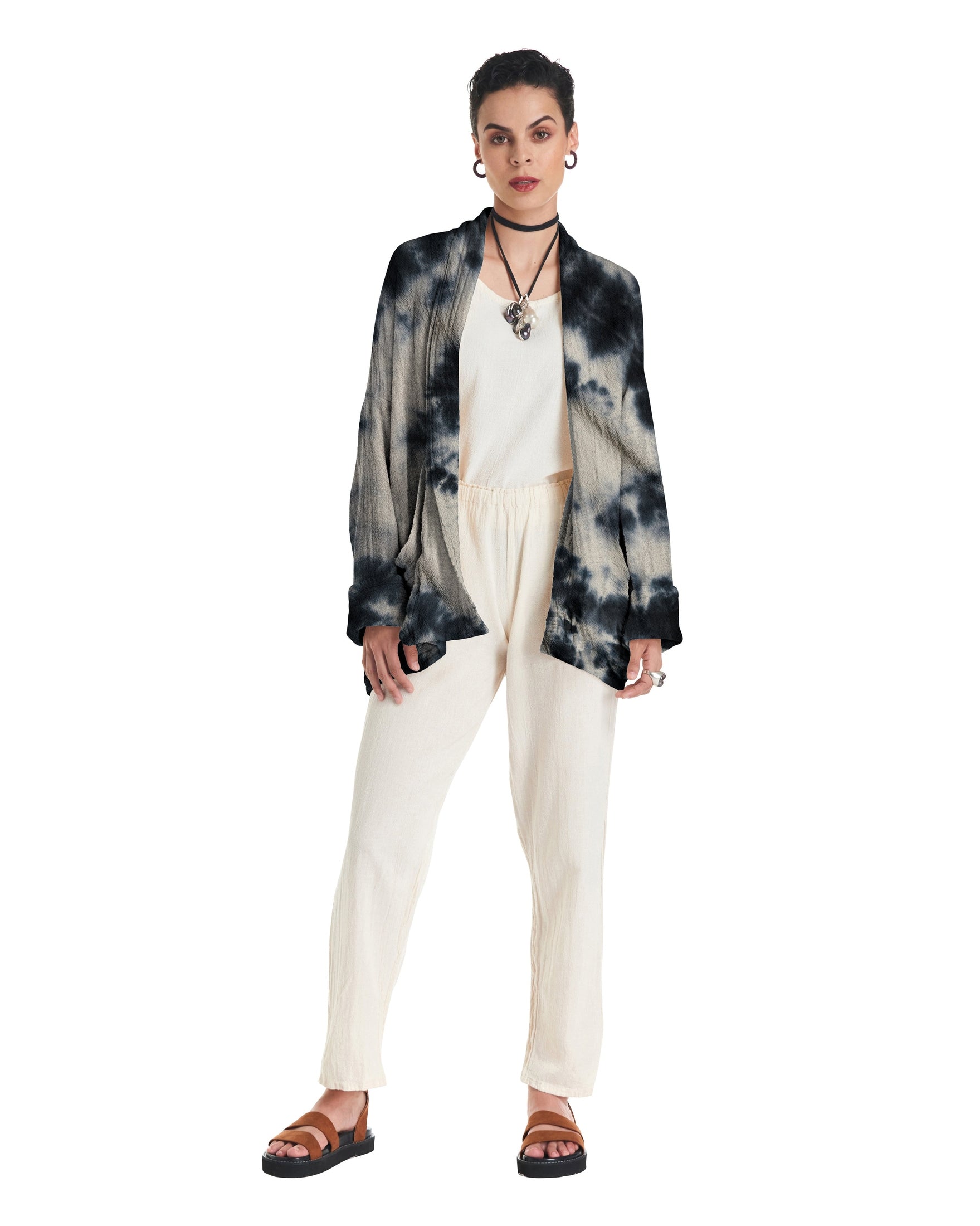 Sakura Cotton Gauze Jacket-Oh My Gauze