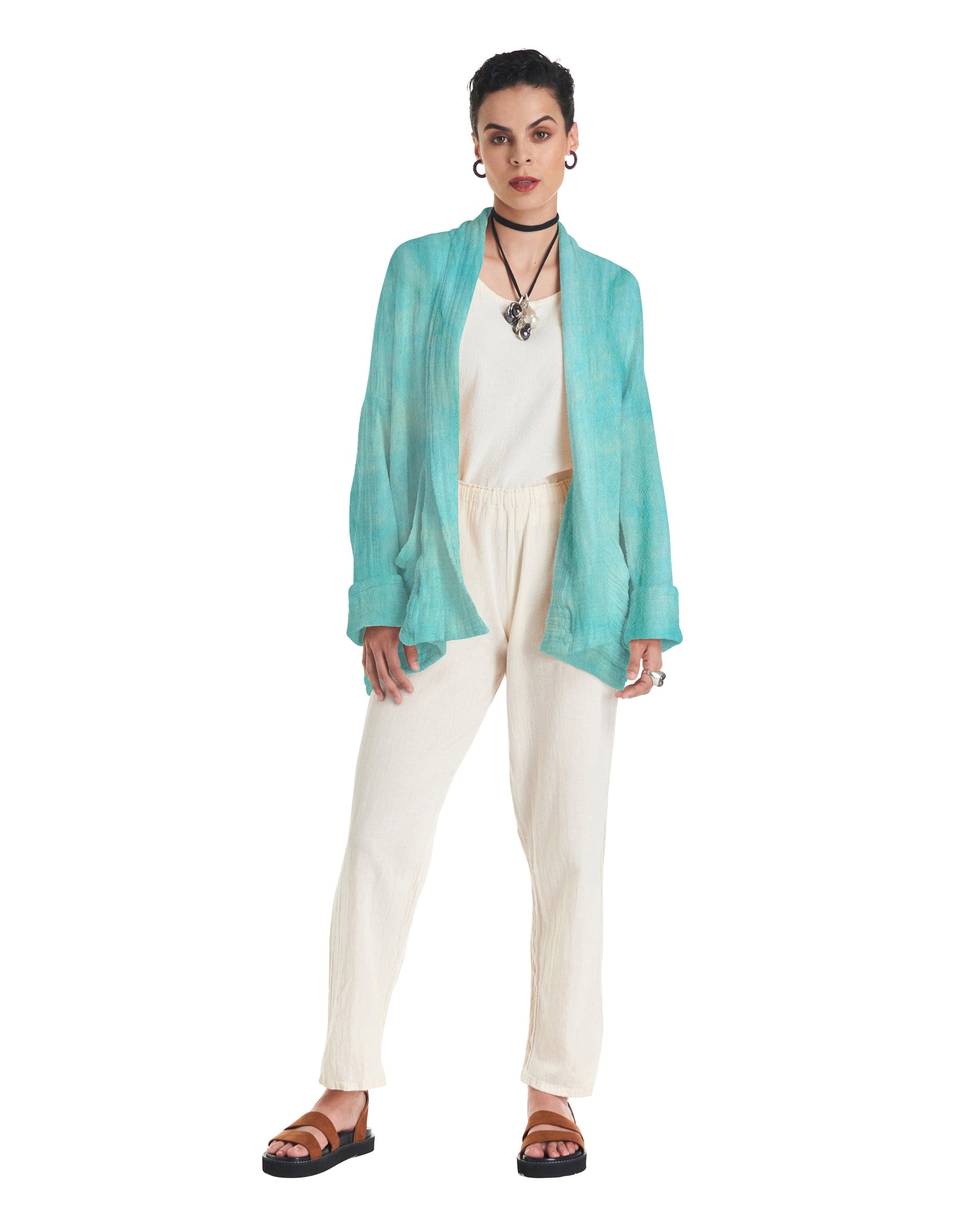 Sakura Cotton Gauze Jacket-Oh My Gauze