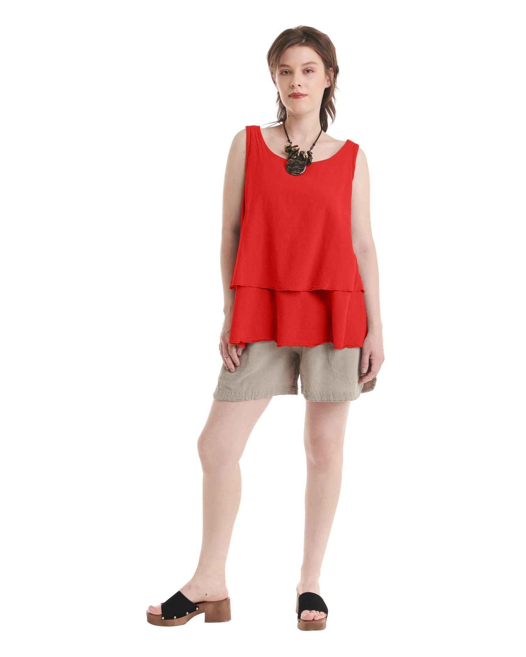 Sandbar Cotton Gauze Blouse-Oh My Gauze