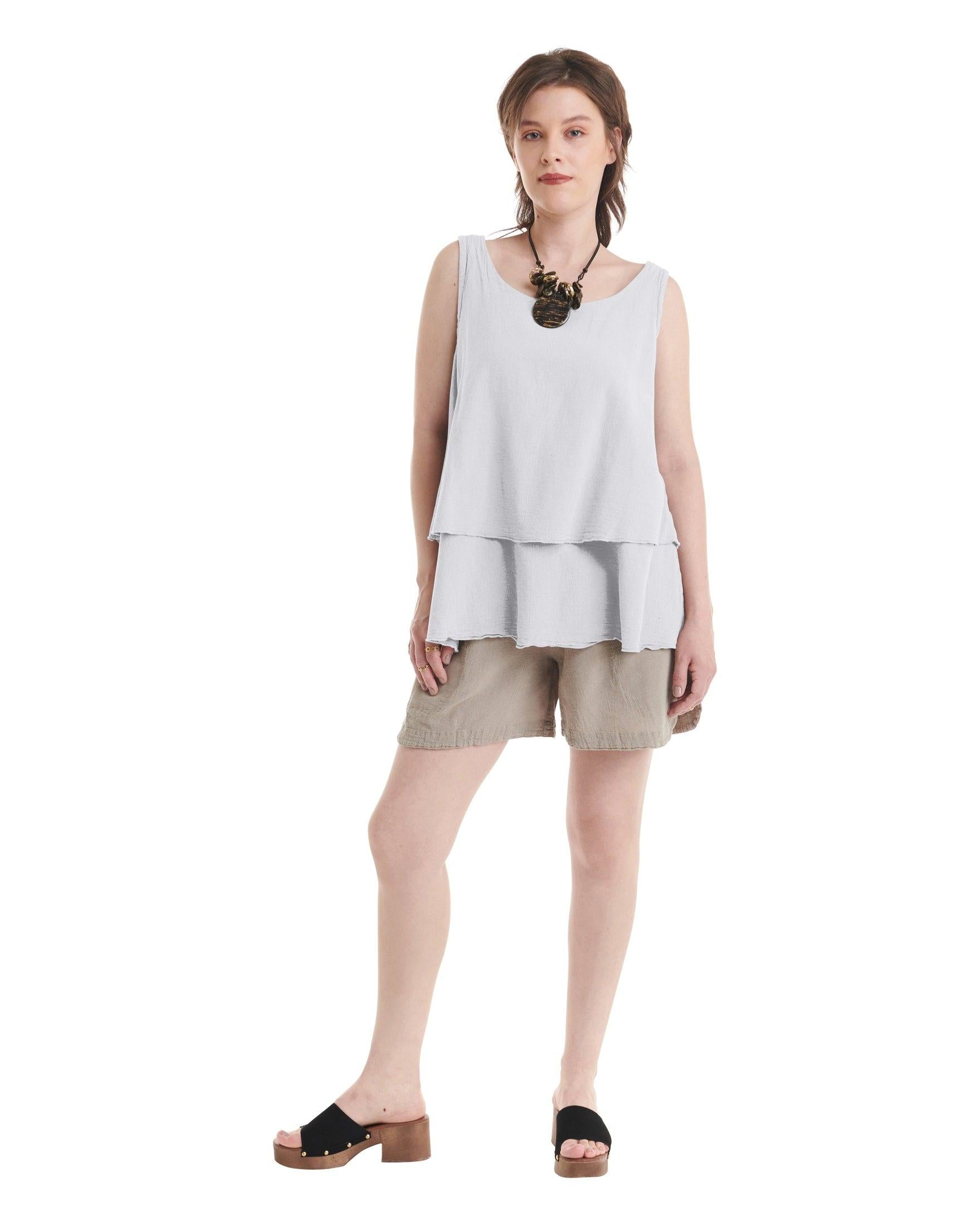 Sandbar Cotton Gauze Blouse-Oh My Gauze