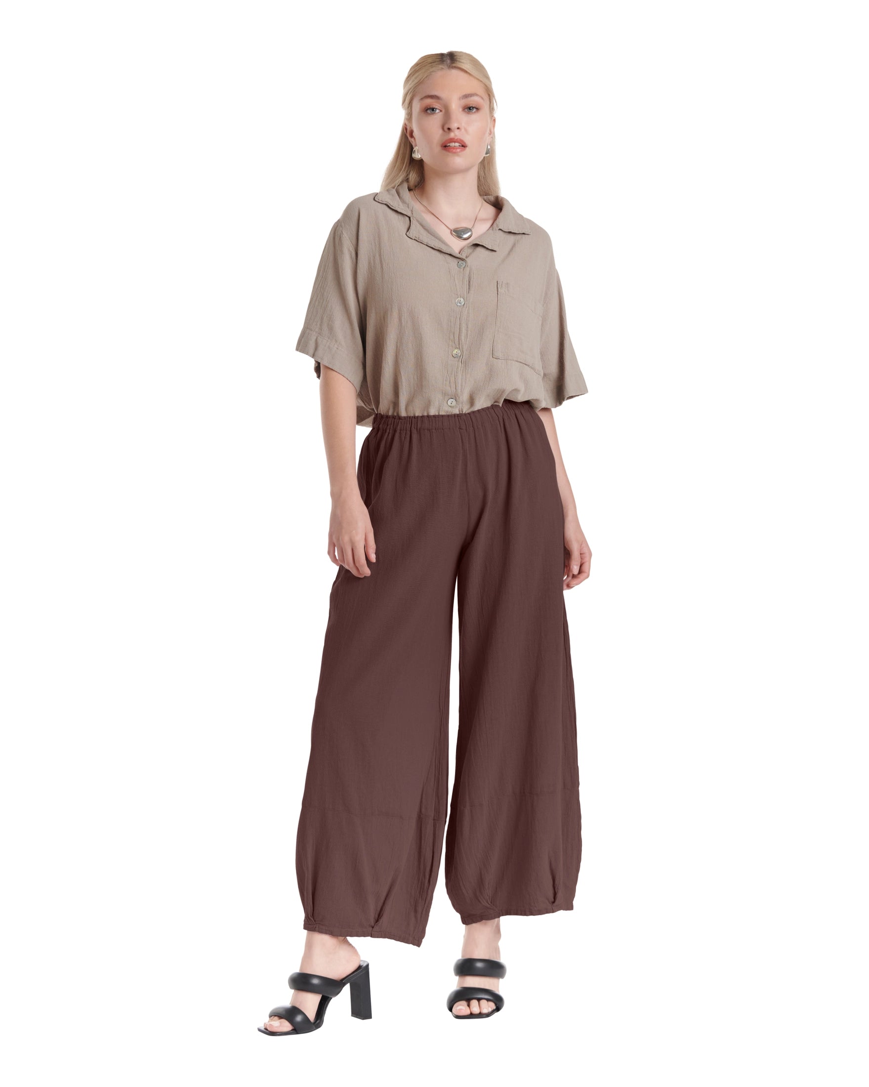Savannah Cotton Gauze Pants-Oh My Gauze
