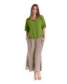 Scallop Blouse-Oh My Gauze