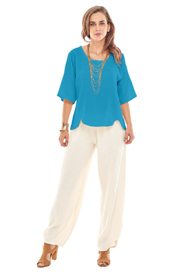 Scallop Blouse