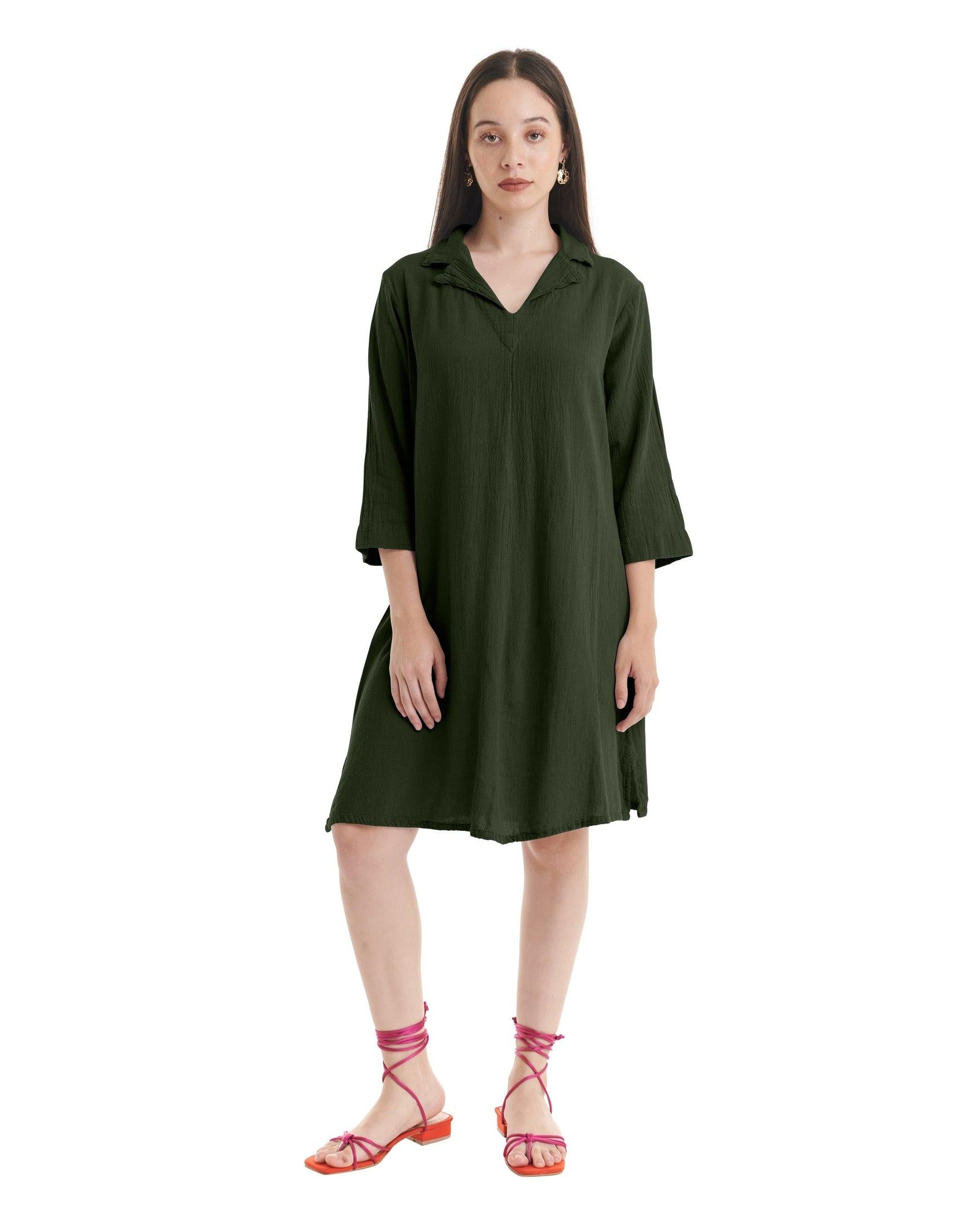 Shelly Cotton Gauze Dress-Oh My Gauze