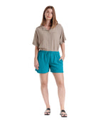 Shorty Cotton Gauze Shorts-Oh My Gauze