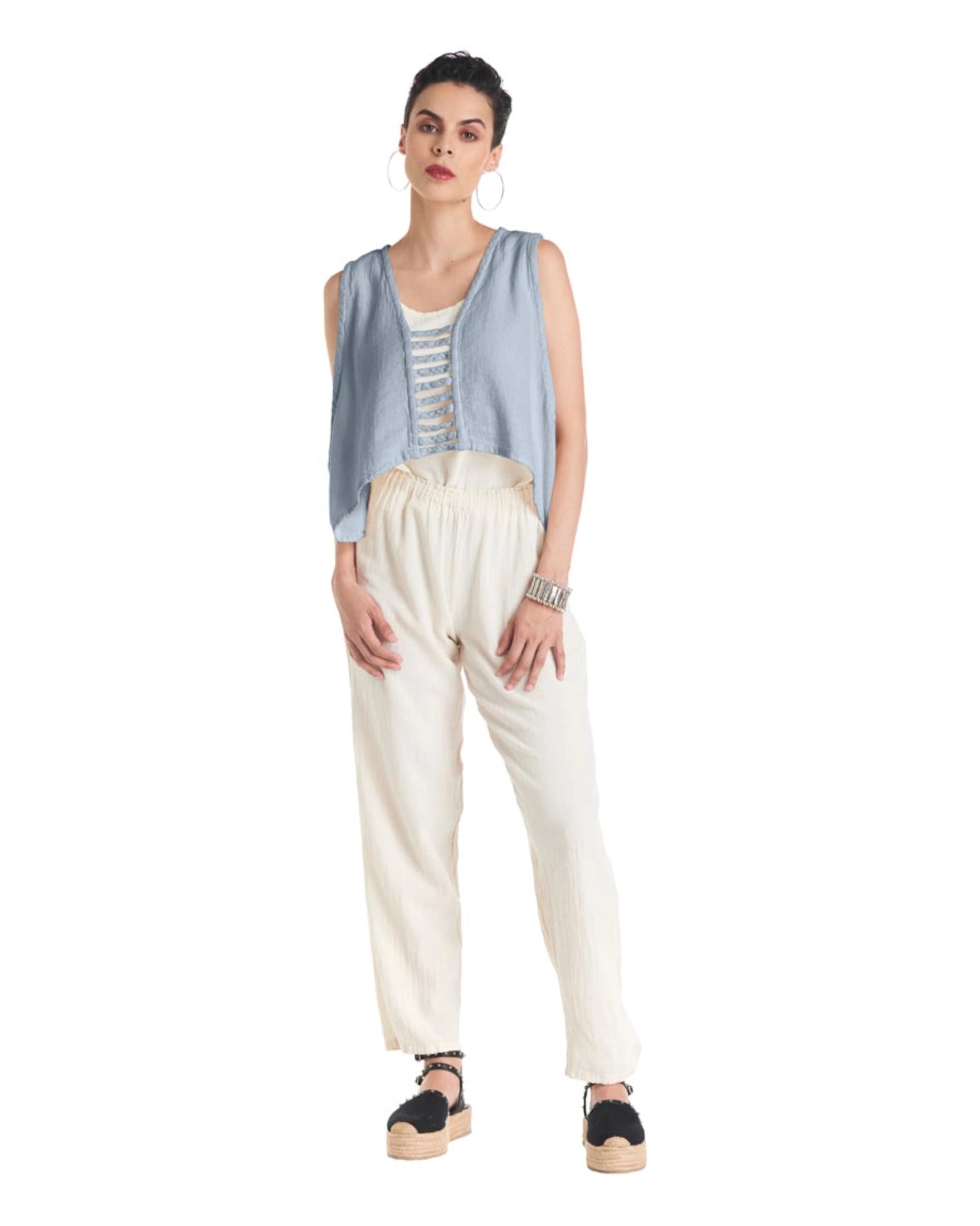 Shutter Vest-Oh My Gauze