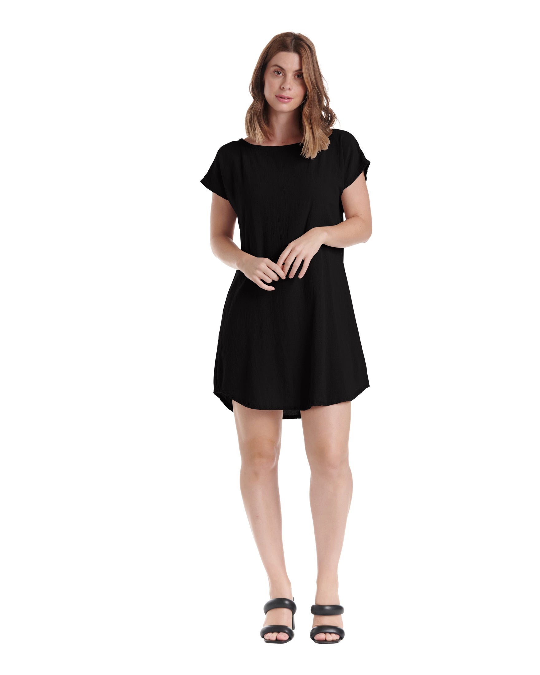 Soul Cotton Gauze Dress | Oh My Gauze! MUSHROOM / 3 Soul Cotton Gauze Dress | Oh My Gauze! MUSHROOM / 3