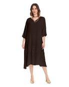 Swirl Short Cotton Gauze Dress-Oh My Gauze