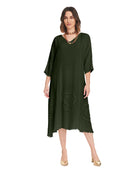 Swirl Short Cotton Gauze Dress-Oh My Gauze