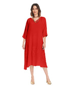 Swirl Short Cotton Gauze Dress-Oh My Gauze