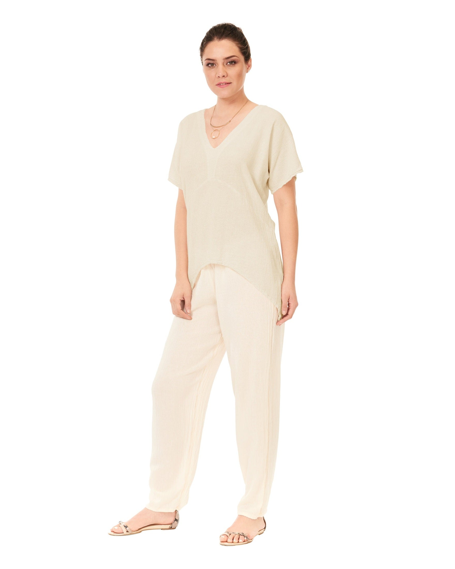 Playa Cotton Gauze Blouse – Final Sale-Oh My Gauze