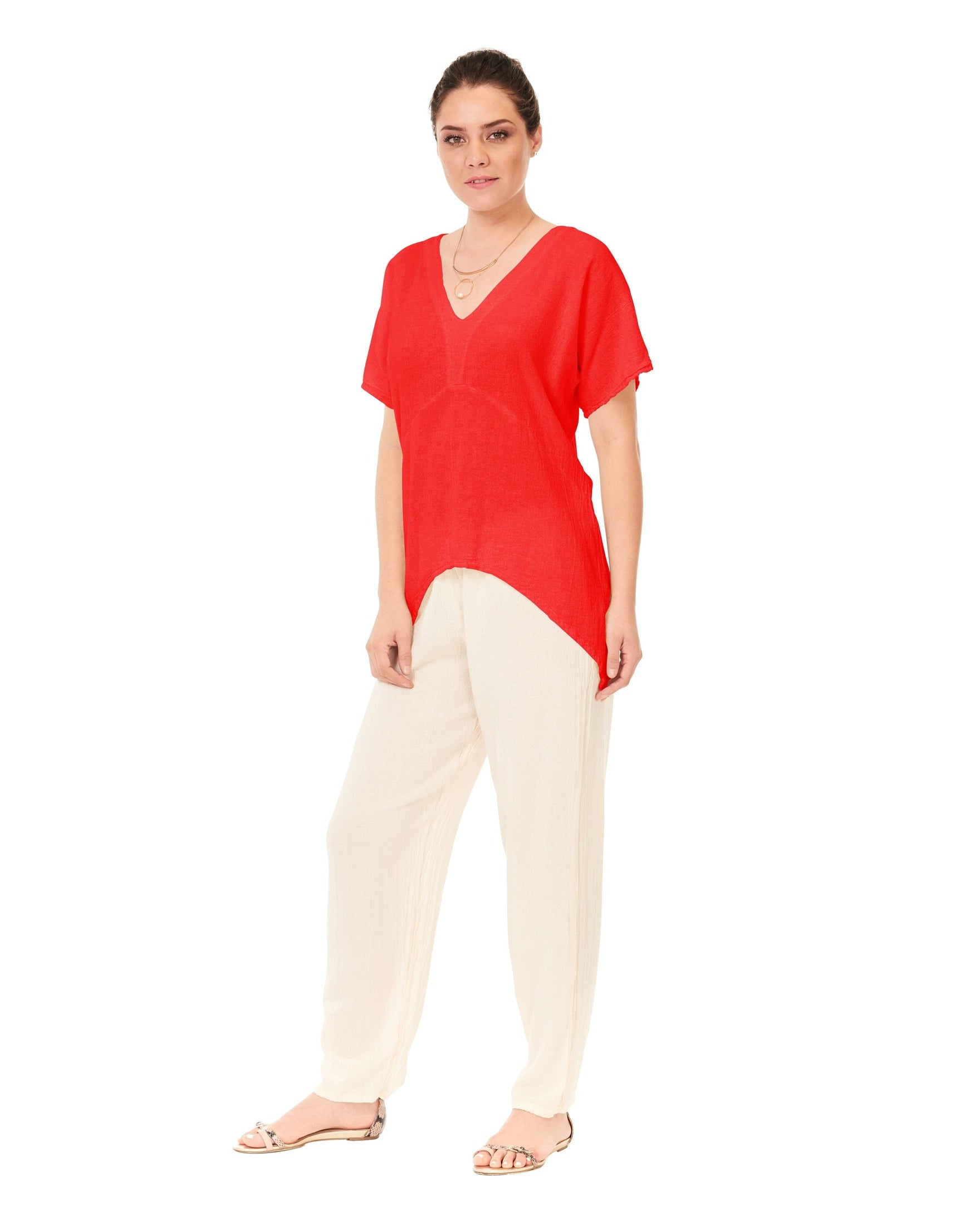 Playa Cotton Gauze Blouse – Final Sale-Oh My Gauze