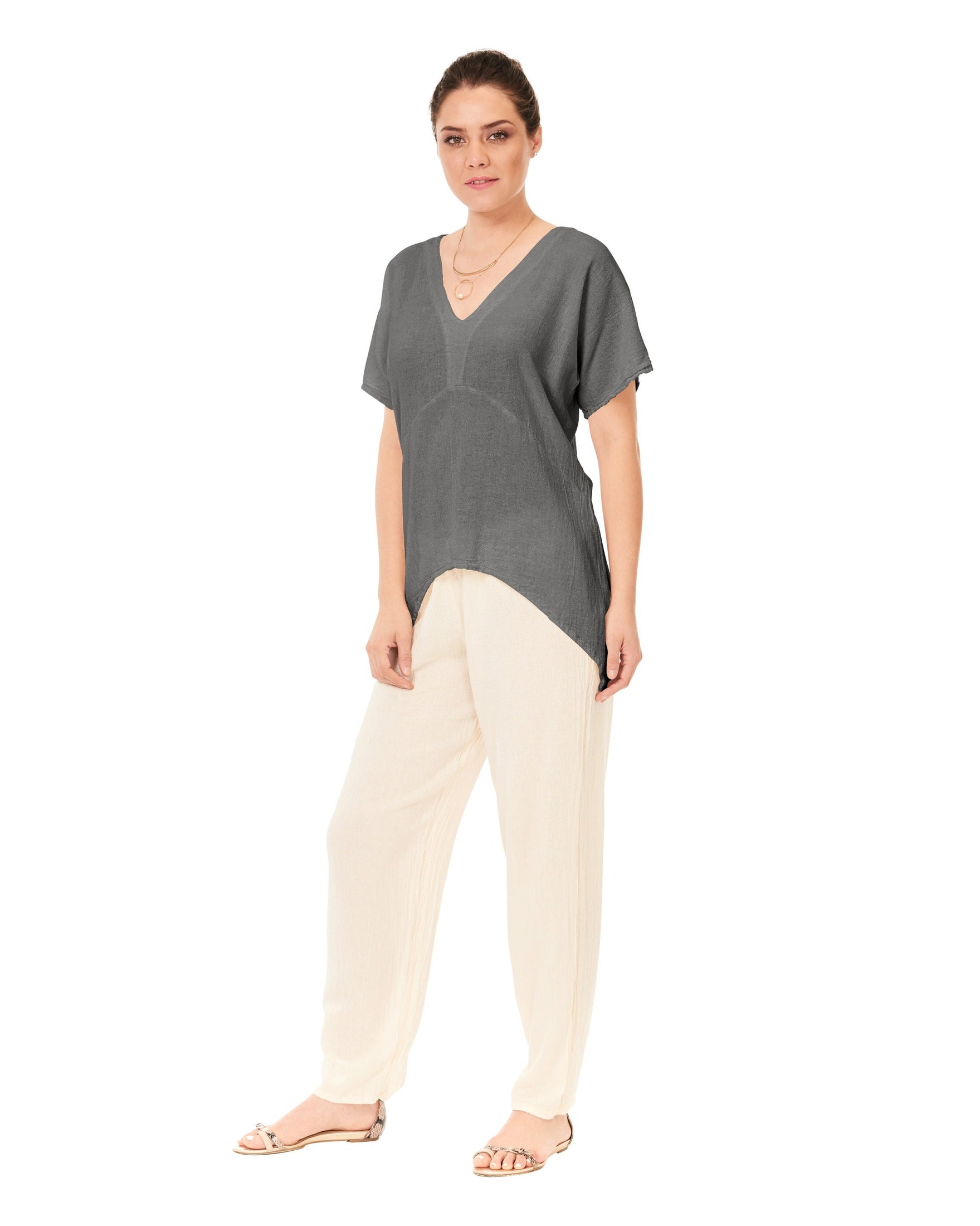 Playa Cotton Gauze Blouse – Final Sale-Oh My Gauze