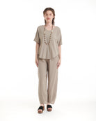 Tacoma Cotton Gauze Pants - New-Oh My Gauze