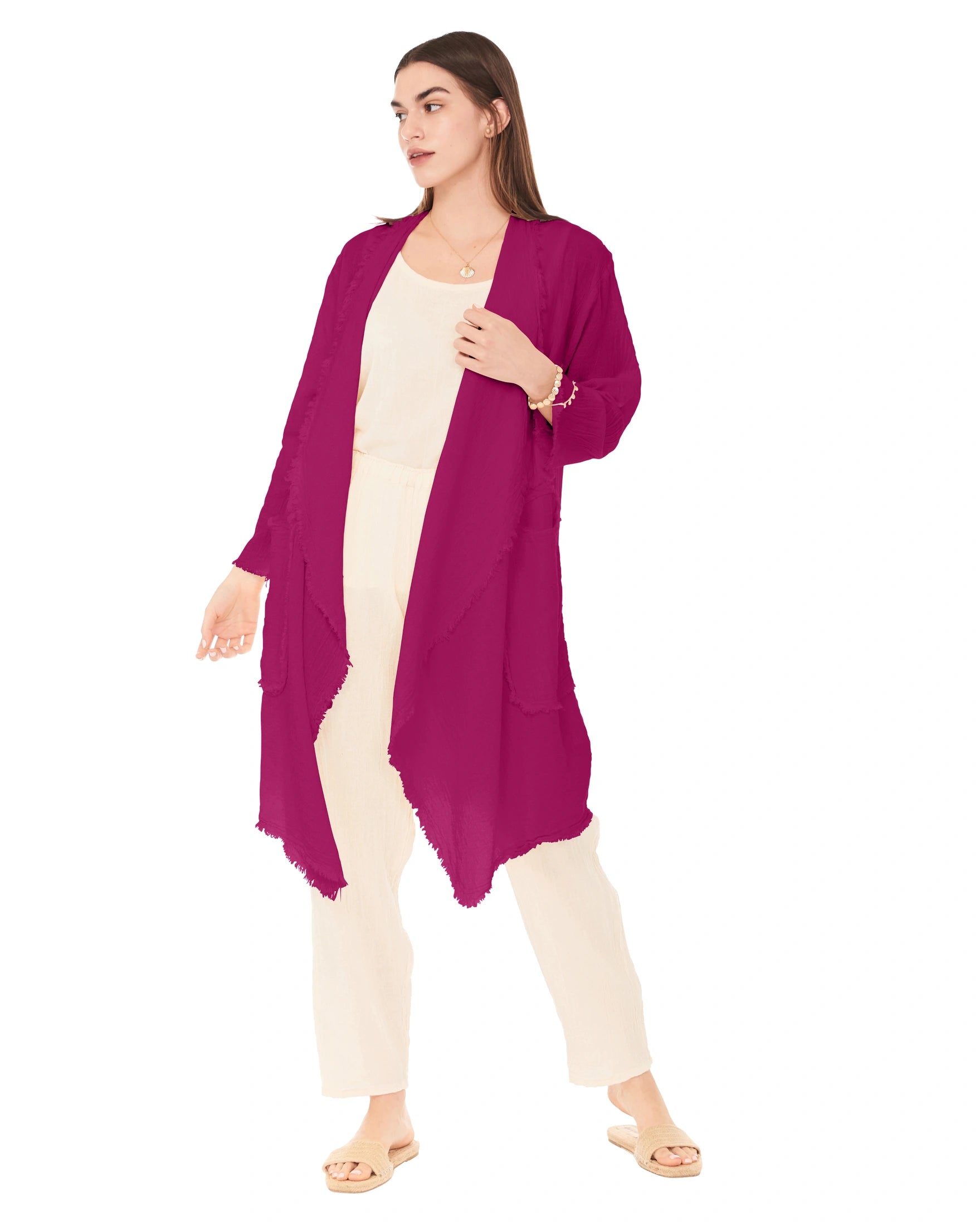 Tahoe Cotton Gauze Jacket - Final Sale-Oh My Gauze