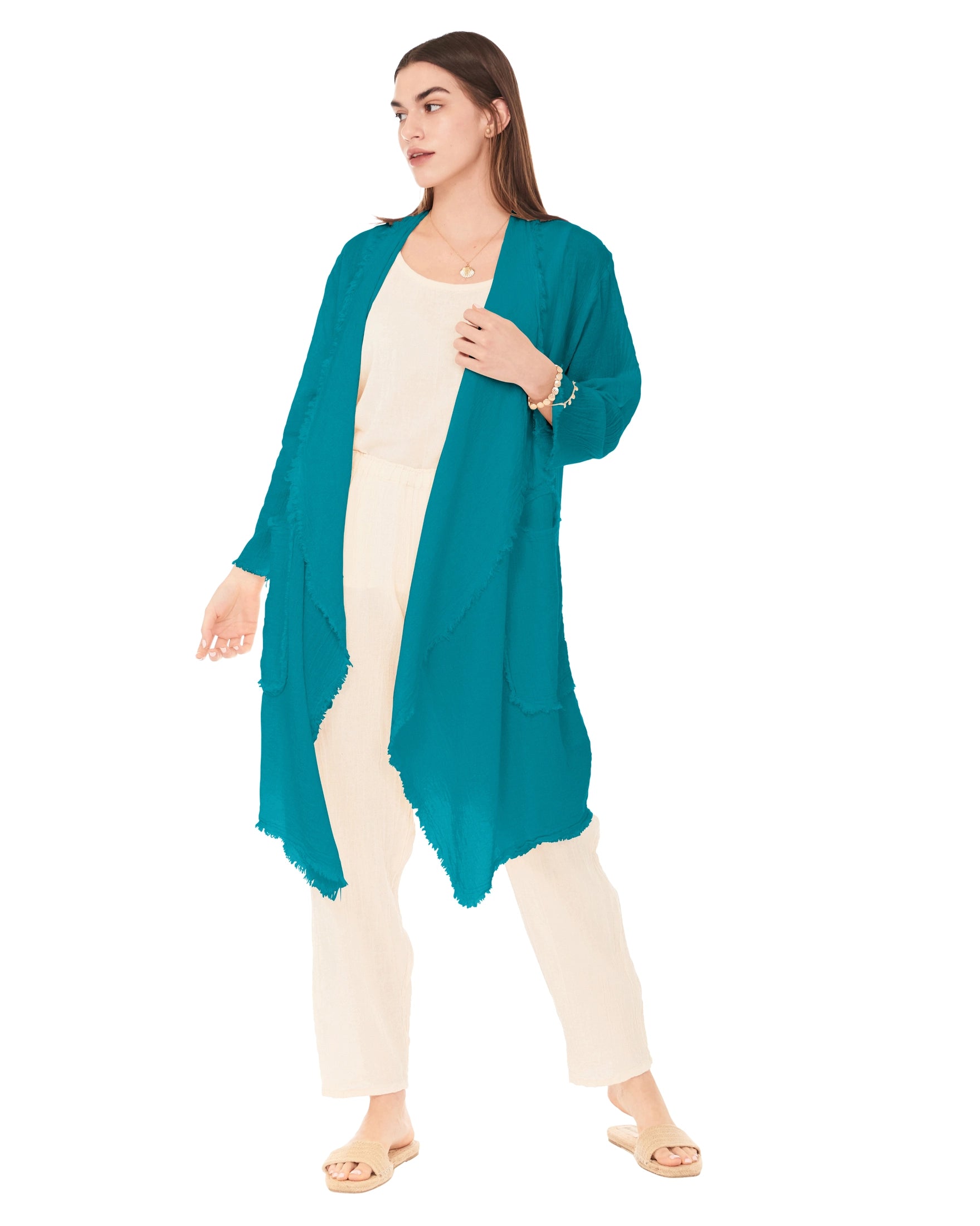 Tahoe Cotton Gauze Jacket - Final Sale-Oh My Gauze