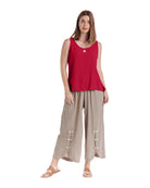 Tank Cotton Gauze Blouse-Oh My Gauze