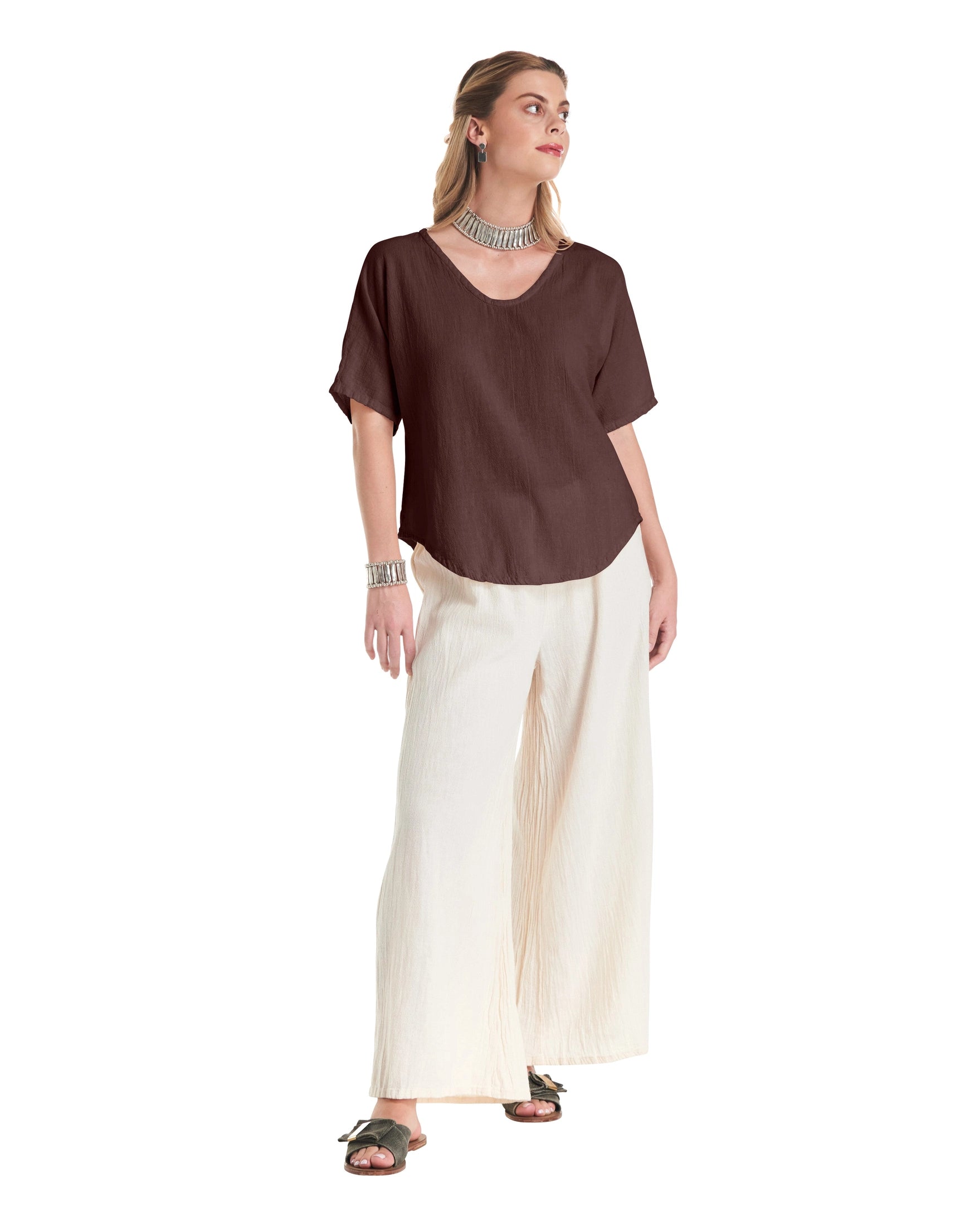 Tess Cotton Gauze Blouse-Oh My Gauze