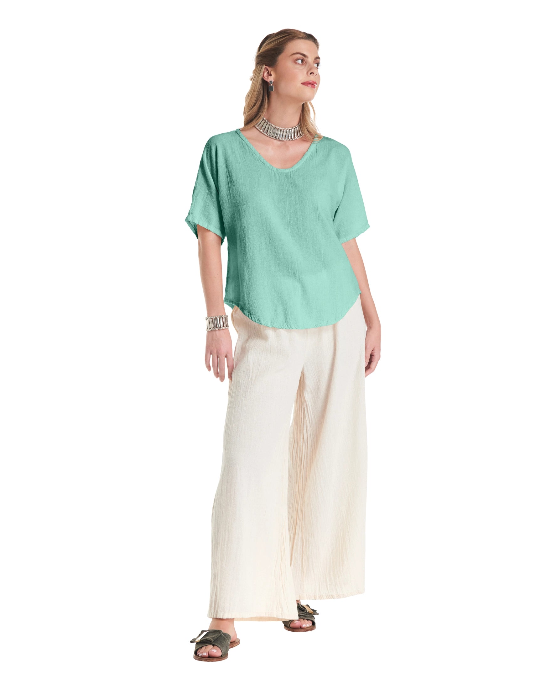 Tess Cotton Gauze Blouse-Oh My Gauze