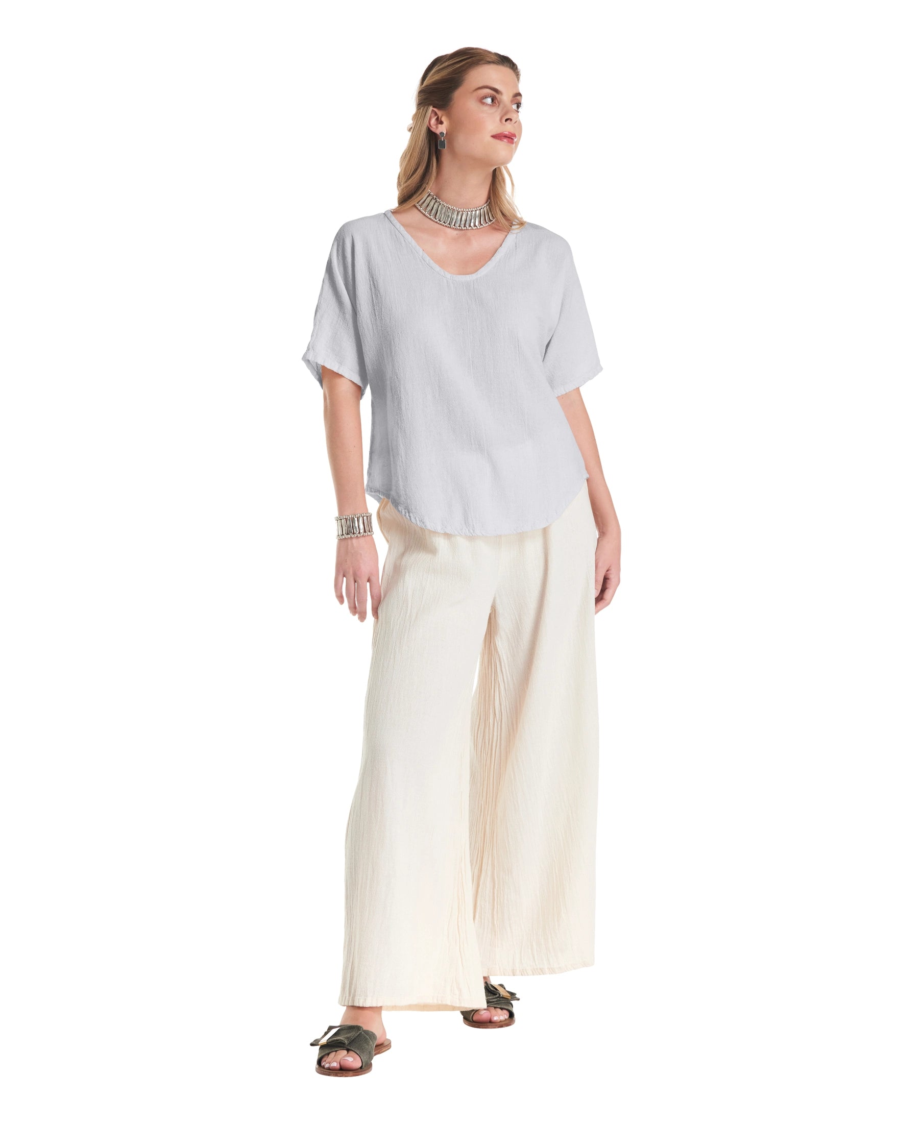 Tess Cotton Gauze Blouse-Oh My Gauze