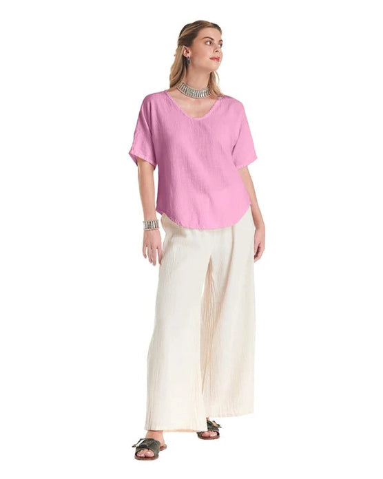 Tess Cotton Gauze Blouse - Final Sale-Oh My Gauze