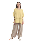 Truffle Cotton Gauze Blouse-Oh My Gauze