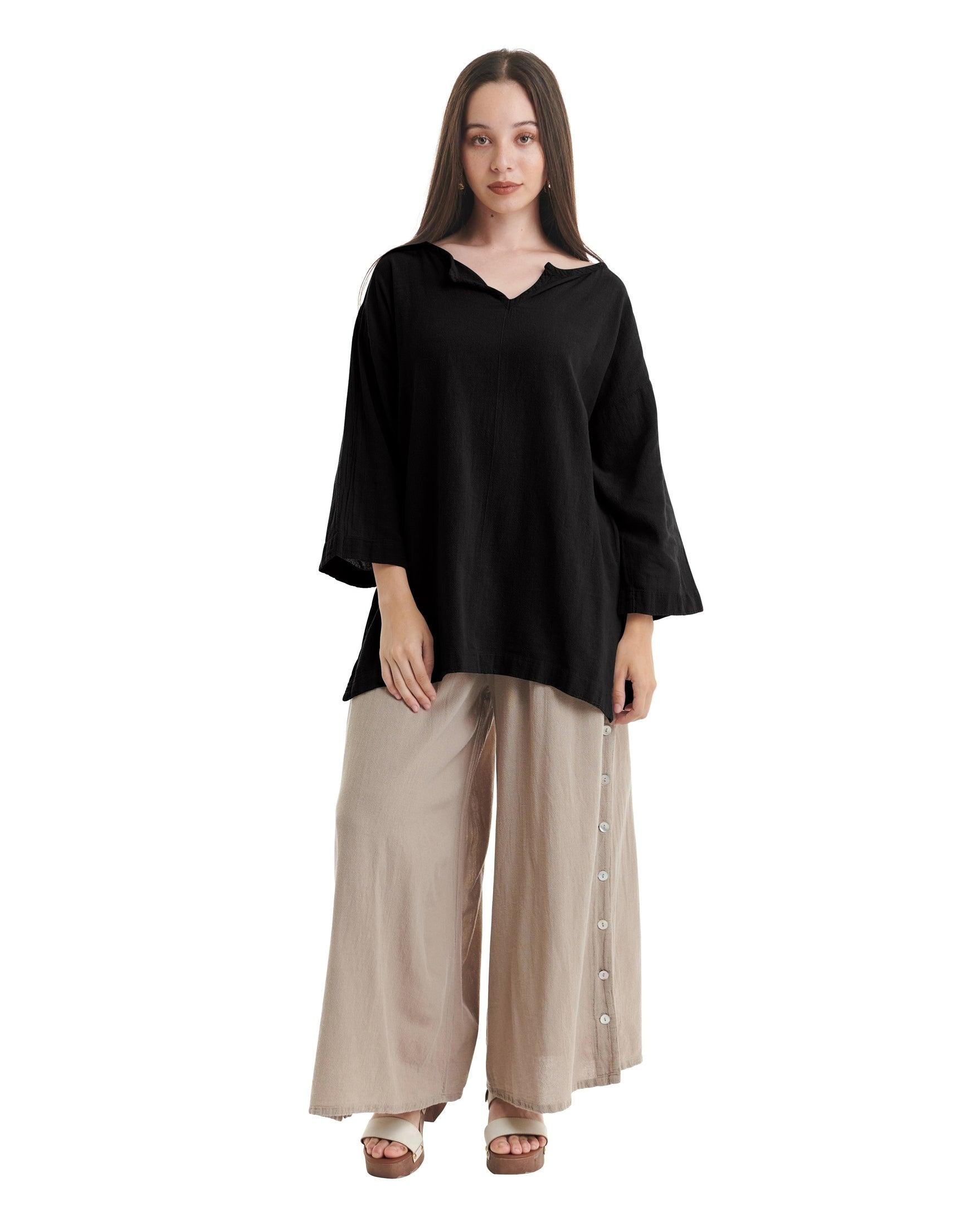 Twilight Cotton Gauze Blouse-Oh My Gauze