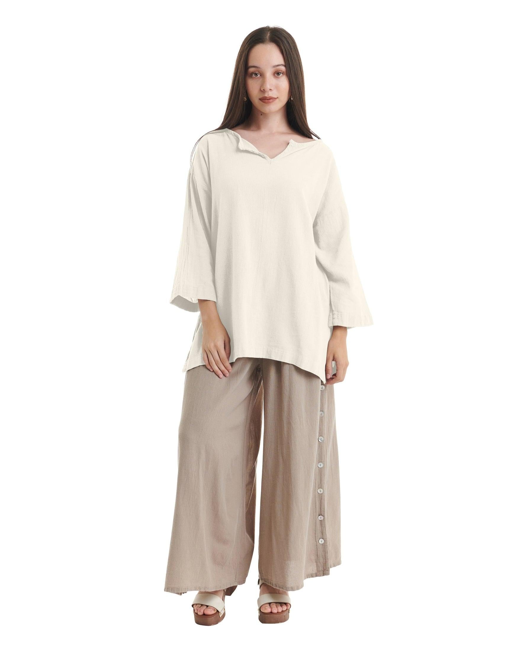 Twilight Cotton Gauze Blouse-Oh My Gauze
