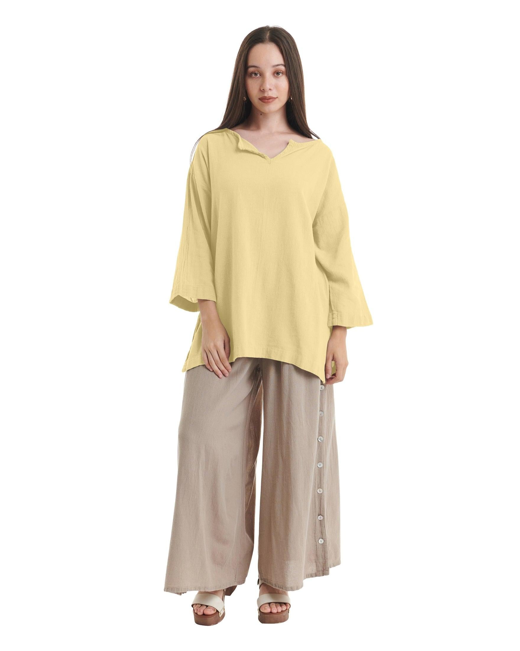 Twilight Cotton Gauze Blouse-Oh My Gauze