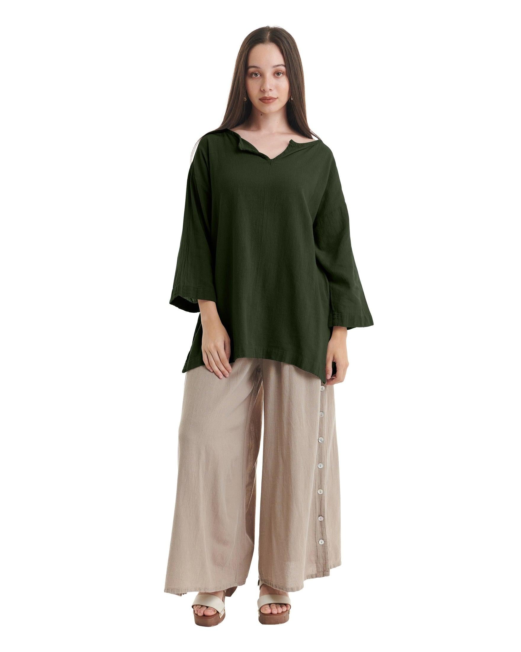 Twilight Cotton Gauze Blouse-Oh My Gauze