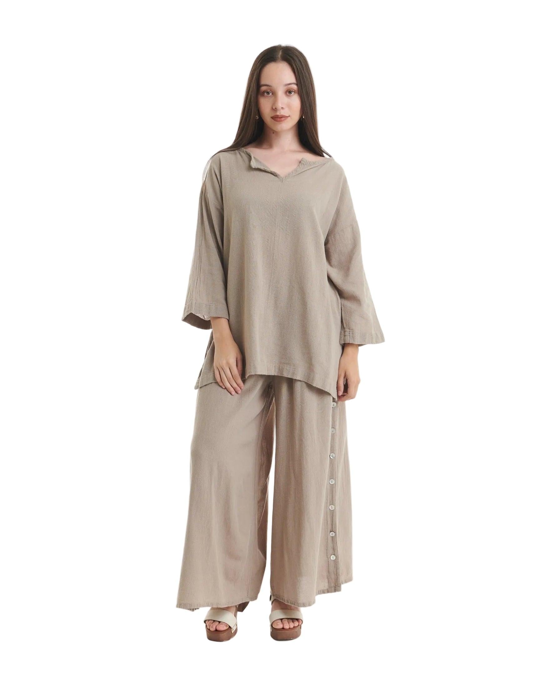 Twilight Cotton Gauze Blouse-Oh My Gauze