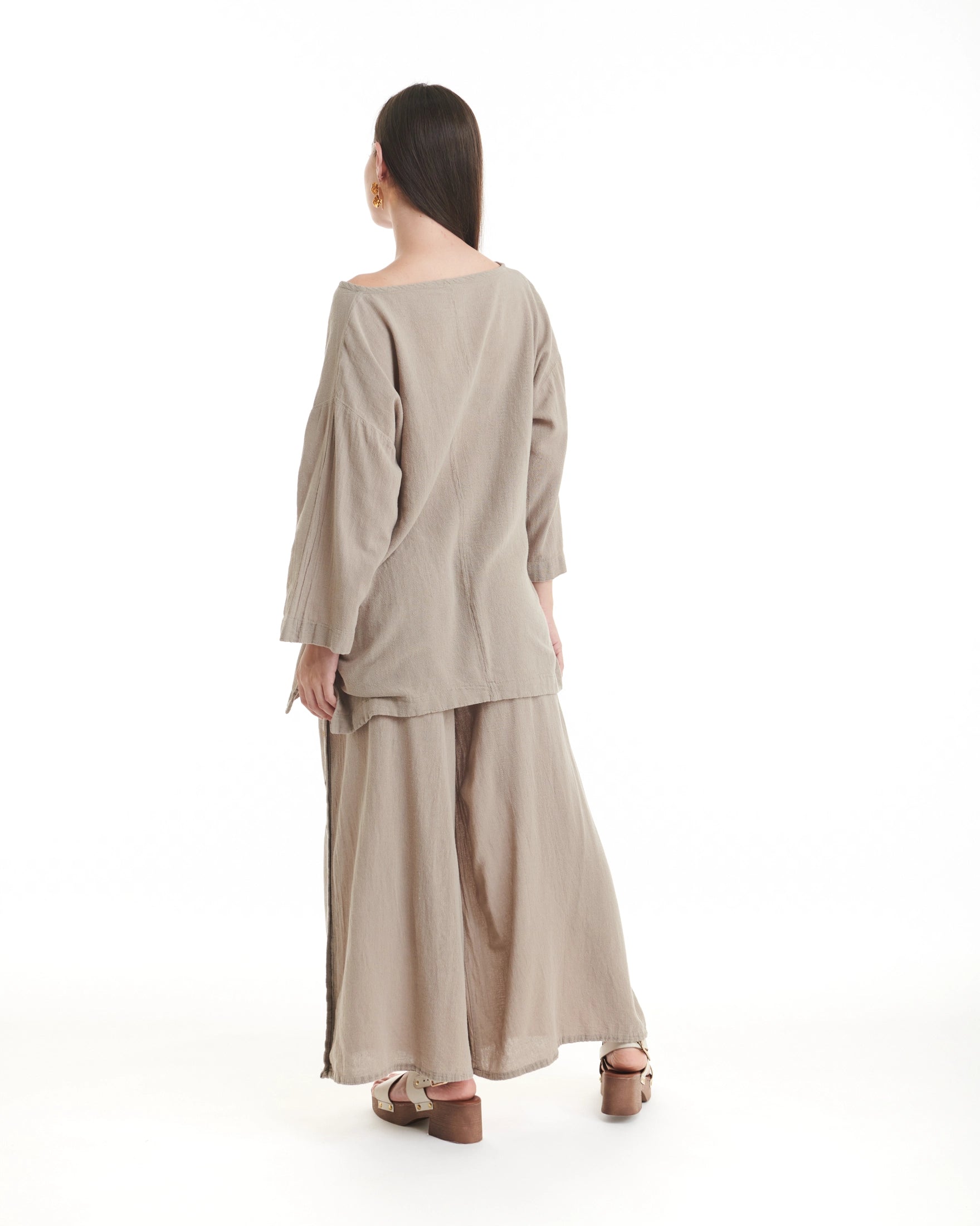 Twilight Cotton Gauze Blouse - New-Oh My Gauze